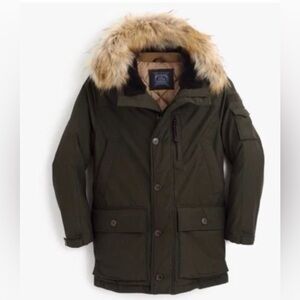 J.Crew | Nordic Down Parka | Olive Green | Thinsulate | Men’s Size Small